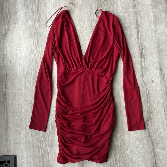 Lush fashion lounge red dress size medium - Picture 1 of 3